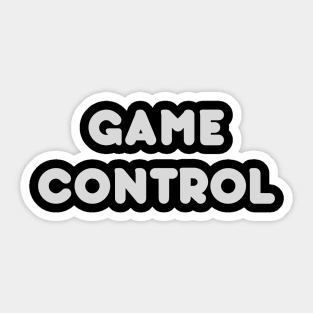 Game Control (Midnight Madness) Sticker